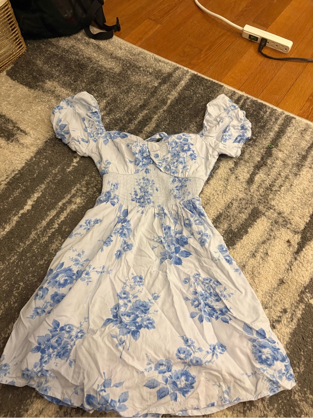 Hollister Light Blue Floral Sundress